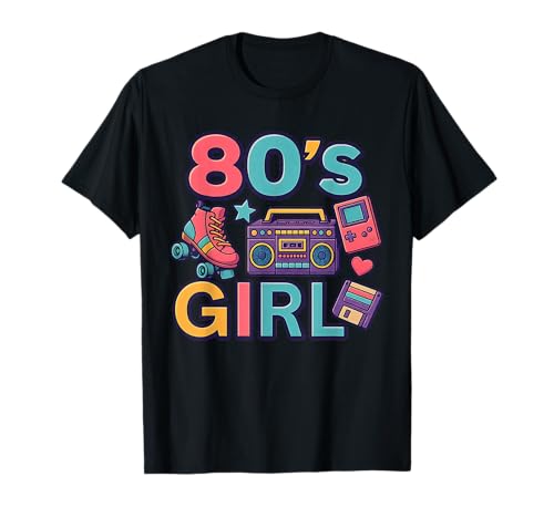 80er Jahre Girl Sweet Memories Throwback 80er Jahre Fun Vibe T-Shirt 80er Jahre Girl Sweet Memories Throwback 80er Jahre Fun Vibe T-Shirt von Funny Van Gogh Inspired T-Rex Graphic