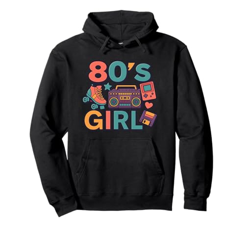 80er Jahre Mädchen Cool Retro Throwback 80er Jahre Fun Memories Vibe Pullover Hoodie 80er Jahre Mädchen Cool Retro Throwback 80er Jahre Fun Memories Vibe Pullover Hoodie von Funny Van Gogh Inspired T-Rex Graphic