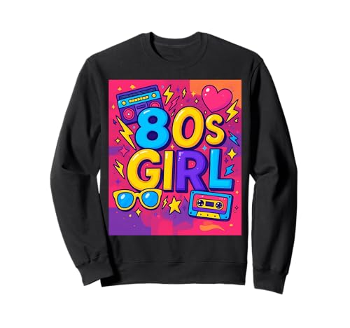 Klassische 80er-Jahre-Mädchen-Trowback Memories 80's Vibes Sweatshirt Klassische 80er-Jahre-Mädchen-Trowback Memories 80's Vibes Sweatshirt von Funny Van Gogh Inspired T-Rex Graphic