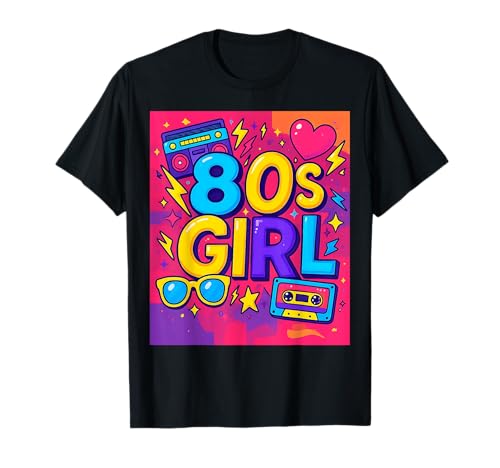 Klassische 80er-Jahre-Mädchen-Trowback Memories 80's Vibes T-Shirt von Funny Van Gogh Inspired T-Rex Graphic