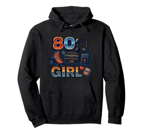 Old School 80er Jahre Girl Fun Times Throwback 80er Jahre Vibe Pullover Hoodie Old School 80er Jahre Girl Fun Times Throwback 80er Jahre Vibe Pullover Hoodie von Funny Van Gogh Inspired T-Rex Graphic