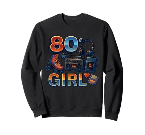 Old School 80er Jahre Girl Fun Times Throwback 80er Jahre Vibe Sweatshirt Old School 80er Jahre Girl Fun Times Throwback 80er Jahre Vibe Sweatshirt von Funny Van Gogh Inspired T-Rex Graphic