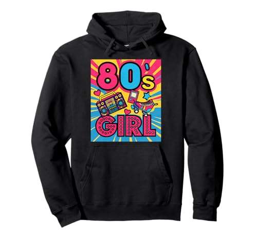 Old School 80s Girl Sweet Memories Throwback 80s Vibe Pullover Hoodie Old School 80s Girl Sweet Memories Throwback 80s Vibe Pullover Hoodie von Funny Van Gogh Inspired T-Rex Graphic