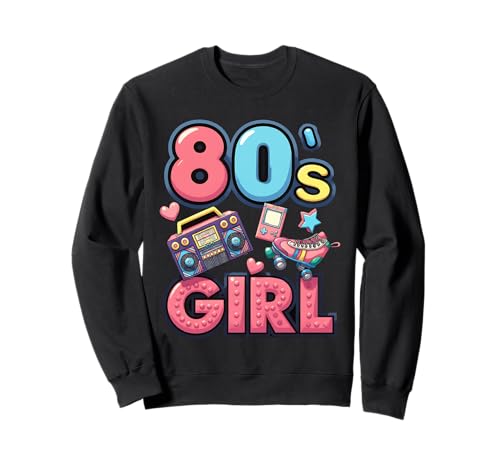 Retro 80er Jahre Girl Down Memory Lanes Throwback 80er Jahre Vibe Sweatshirt Retro 80er Jahre Girl Down Memory Lanes Throwback 80er Jahre Vibe Sweatshirt von Funny Van Gogh Inspired T-Rex Graphic