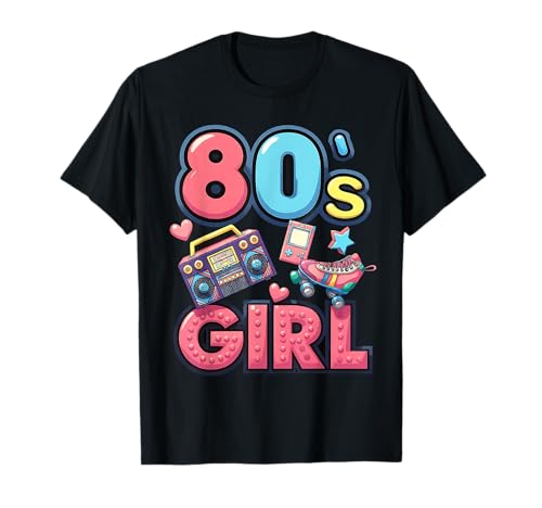 Retro 80er Jahre Girl Down Memory Lanes Throwback 80er Jahre Vibe T-Shirt Retro 80er Jahre Girl Down Memory Lanes Throwback 80er Jahre Vibe T-Shirt von Funny Van Gogh Inspired T-Rex Graphic