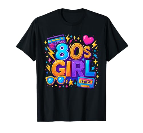 Retro 80er Jahre Girl Sweet Old School Throwback 80's Vibe T-Shirt Retro 80er Jahre Girl Sweet Old School Throwback 80's Vibe T-Shirt von Funny Van Gogh Inspired T-Rex Graphic