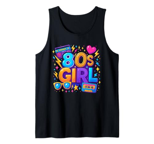 Retro 80er Jahre Girl Sweet Old School Throwback 80's Vibe Tank Top Retro 80er Jahre Girl Sweet Old School Throwback 80's Vibe Tank Top von Funny Van Gogh Inspired T-Rex Graphic