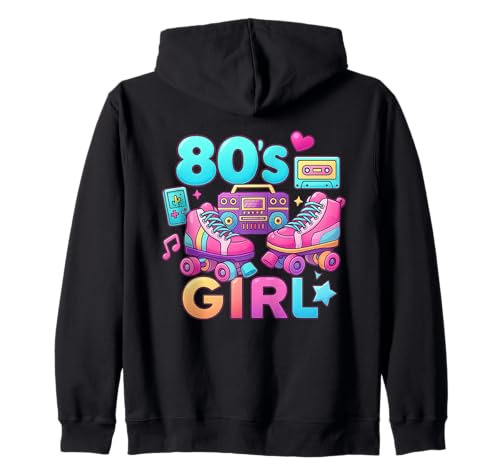 Retro 80er Jahre Mädchen Classic Throwback 80er Jahre Sweet Memories Vibe Kapuzenjacke Retro 80er Jahre Mädchen Classic Throwback 80er Jahre Sweet Memories Vibe Kapuzenjacke von Funny Van Gogh Inspired T-Rex Graphic