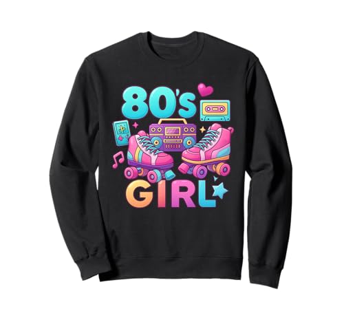 Retro 80er Jahre Mädchen Classic Throwback 80er Jahre Sweet Memories Vibe Sweatshirt Retro 80er Jahre Mädchen Classic Throwback 80er Jahre Sweet Memories Vibe Sweatshirt von Funny Van Gogh Inspired T-Rex Graphic