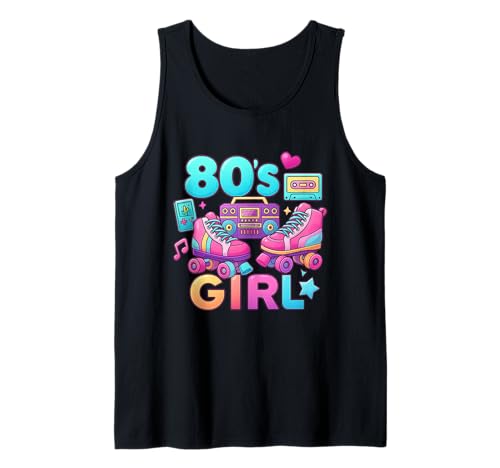 Retro 80er Jahre Mädchen Classic Throwback 80er Jahre Sweet Memories Vibe Tank Top Retro 80er Jahre Mädchen Classic Throwback 80er Jahre Sweet Memories Vibe Tank Top von Funny Van Gogh Inspired T-Rex Graphic