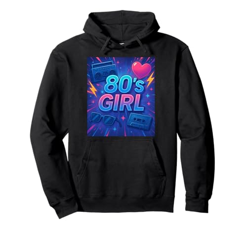 Retro Vibes 80er Jahre Girl Cool Throwback Fun Memories Pullover Hoodie Retro Vibes 80er Jahre Girl Cool Throwback Fun Memories Pullover Hoodie von Funny Van Gogh Inspired T-Rex Graphic