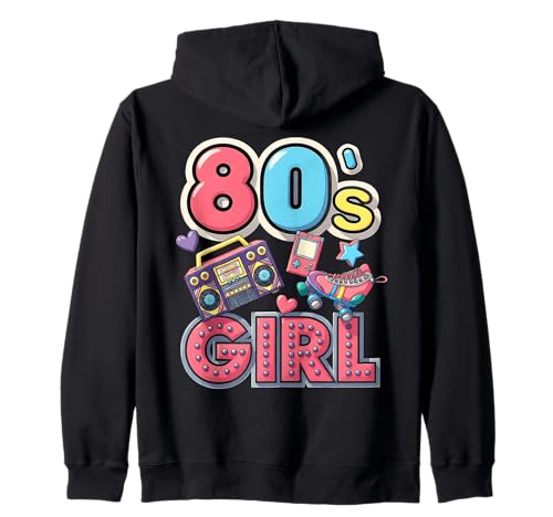 Throwback 80s Girl Fun Times Sweet Memories 80s 's Vibe Kapuzenjacke Throwback 80s Girl Fun Times Sweet Memories 80s 's Vibe Kapuzenjacke von Funny Van Gogh Inspired T-Rex Graphic