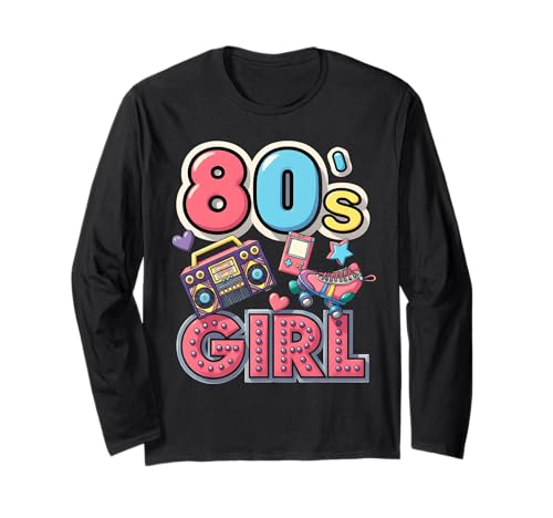 Throwback 80s Girl Fun Times Sweet Memories 80s 's Vibe Langarmshirt Throwback 80s Girl Fun Times Sweet Memories 80s 's Vibe Langarmshirt von Funny Van Gogh Inspired T-Rex Graphic