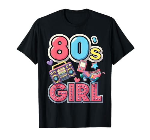 Throwback 80s Girl Fun Times Sweet Memories 80s 's Vibe T-Shirt von Funny Van Gogh Inspired T-Rex Graphic