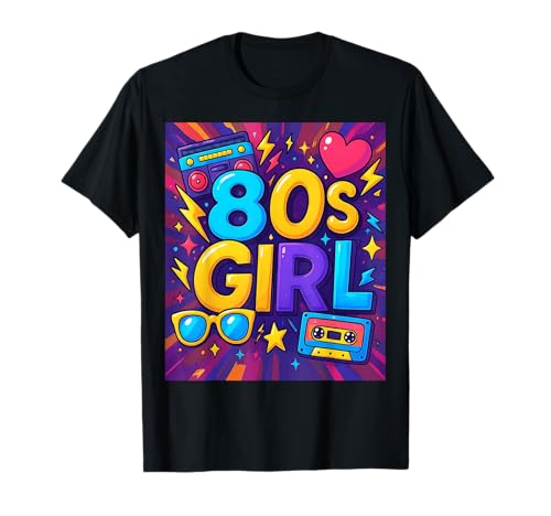Vintage Vibes 80er Jahre Mädchen Fun Times Throwback 80's Memories T-Shirt Vintage Vibes 80er Jahre Mädchen Fun Times Throwback 80's Memories T-Shirt von Funny Van Gogh Inspired T-Rex Graphic