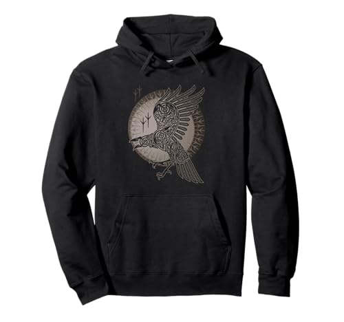 Odins Rabe Raben Lothbrok Viking Runen Pullover Pullover Hoodie Odins Rabe Raben Lothbrok Viking Runen Pullover Pullover Hoodie von Funny Vikings Ragnar Eisenseite Schild Viking