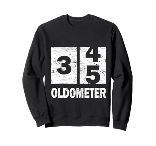 Oldometer 34-35 Geschenk zum 35. Geburtstag Männer Frauen Sweatshirt Oldometer 34-35 Geschenk zum 35. Geburtstag Männer Frauen Sweatshirt von Funny Vintage Birthday Gift By OA