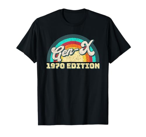 Gen X 1970 Edition Retro Generation Xers Herren Damen T-Shirt Gen X 1970 Edition Retro Generation Xers Herren Damen T-Shirt von Funny Vintage Generation X Apparel