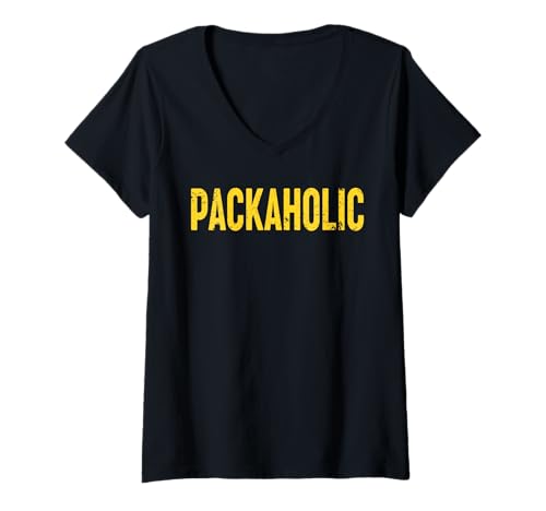 Damen Lustige Vintage Green Bay Packaholic T-Shirts für Damen Herren Kinder T-Shirt mit V-Ausschnitt Damen Lustige Vintage Green Bay Packaholic T-Shirts für Damen Herren Kinder T-Shirt mit V-Ausschnitt von Funny Vintage Green Bay Packaholic Apparel Gifts