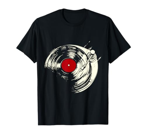 Vinyl Schallplatten Shirt Kinder Herren Damen Vintage Skizze Zeichnen T-Shirt Vinyl Schallplatten Shirt Kinder Herren Damen Vintage Skizze Zeichnen T-Shirt von Funny Vinyl Record Shirt & Gifts Men Women