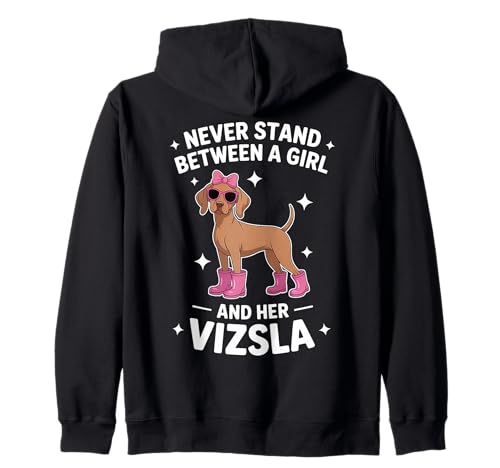 Vizsla Girl Lustiges Vizsla Kapuzenjacke Vizsla Girl Lustiges Vizsla Kapuzenjacke von Funny Vizsla Cool Vizsla Girl Design