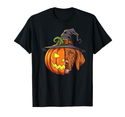 Vizsla Kürbis Jack O Laterne Halloween Kinder Herren Damen T-Shirt Vizsla Kürbis Jack O Laterne Halloween Kinder Herren Damen T-Shirt von Funny Vizsla Dog Lovers Halloween Pumpkin Outfits