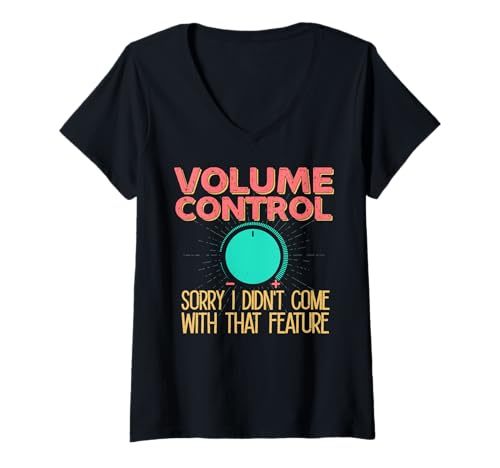 Damen Volume Control Shirt — Diese Funktion Hatte ich Nicht T-Shirt mit V-Ausschnitt Damen Volume Control Shirt — Diese Funktion Hatte ich Nicht T-Shirt mit V-Ausschnitt von Funny Volume Control Shirts
