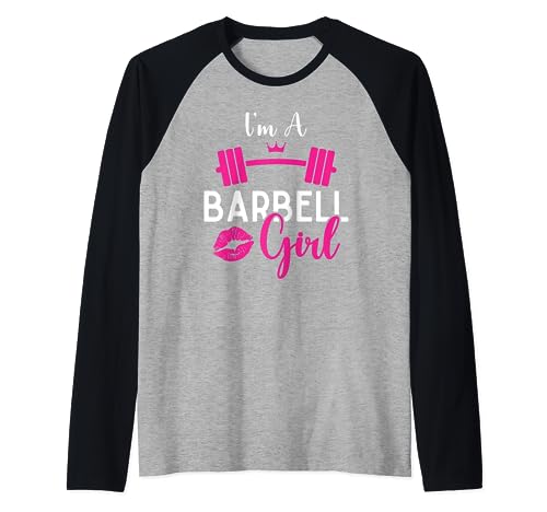 Lustiges Gewichtheber-Fitnessstudio- und Trainingsteam von I'm A Barbell Girl Raglan Lustiges Gewichtheber-Fitnessstudio- und Trainingsteam von I'm A Barbell Girl Raglan von Funny Weightlifter Gym & Exercise Apparel Squad