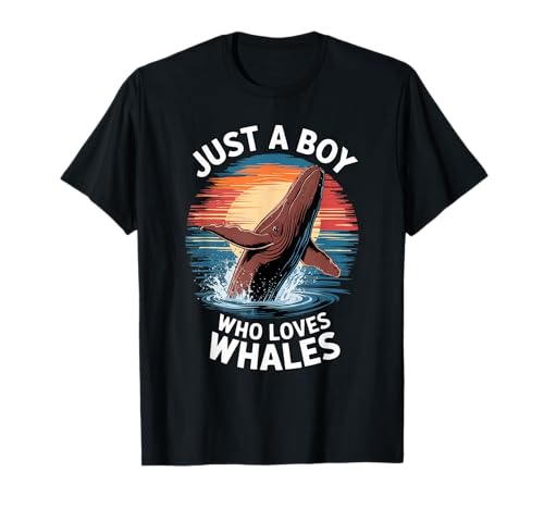 Nur EIN Junge, der Wale liebt Meerestiere, Kinder, Jungen, Wal T-Shirt Nur EIN Junge, der Wale liebt Meerestiere, Kinder, Jungen, Wal T-Shirt von Funny Whale Lover Clothing
