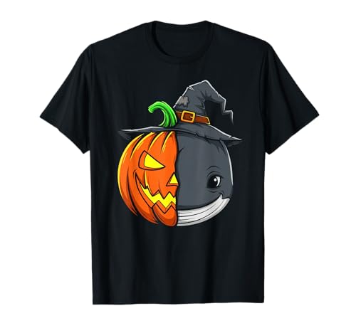 Wal Kürbis Jack O Laterne Halloween Kinder Herren Damen T-Shirt Wal Kürbis Jack O Laterne Halloween Kinder Herren Damen T-Shirt von Funny Whale Lovers Halloween Pumpkin Outfits