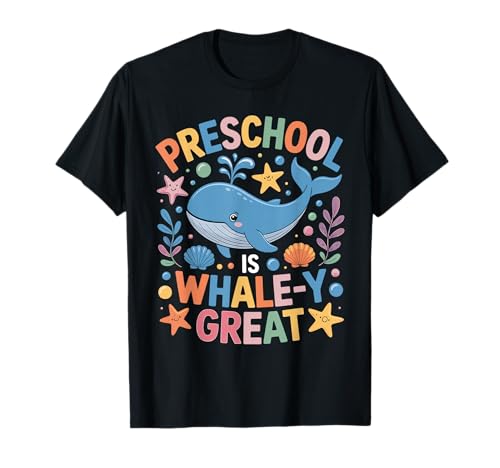 Preschool is Whale-y Tolle lustige Vorschullehrerin für Kinder T-Shirt Preschool is Whale-y Tolle lustige Vorschullehrerin für Kinder T-Shirt von Funny Whale Saying Preschool Kids Design