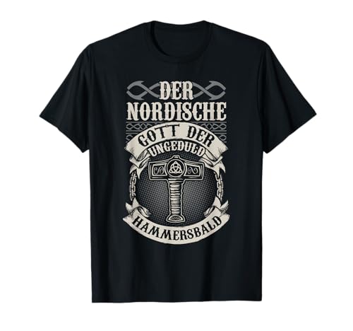 Funny Winkinger Krieger Geduld Ungeduld T-Shirt - Nordische Mythologie - Herren - Schwarz - S - Halbarm - Klassische Passform - Unisex Funny Winkinger Krieger Geduld Ungeduld T-Shirt - Nordische Mythologie - Herren - Schwarz - S - Halbarm - Klassische Passform - Unisex von Funny Winkinger Krieger Geduld Ungeduld Tshirt