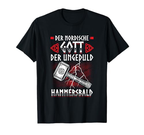 Funny Winkinger Krieger Geduld Ungeduld T-Shirt: Nordische Mythologie, Herren, Wikinger-Fans, Kurzarm, T-Shirt, Schwarz, S Funny Winkinger Krieger Geduld Ungeduld T-Shirt: Nordische Mythologie, Herren, Wikinger-Fans, Kurzarm, T-Shirt, Schwarz, S von Funny Winkinger Krieger Geduld Ungeduld Tshirt
