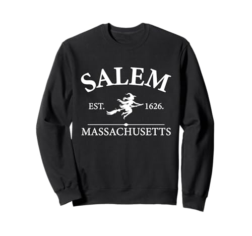 Salem Massachusetts Halloween Salem Witches 1626 Damen Herren Sweatshirt Salem Massachusetts Halloween Salem Witches 1626 Damen Herren Sweatshirt von Funny Witch Salem Massachusetts Halloween Womens