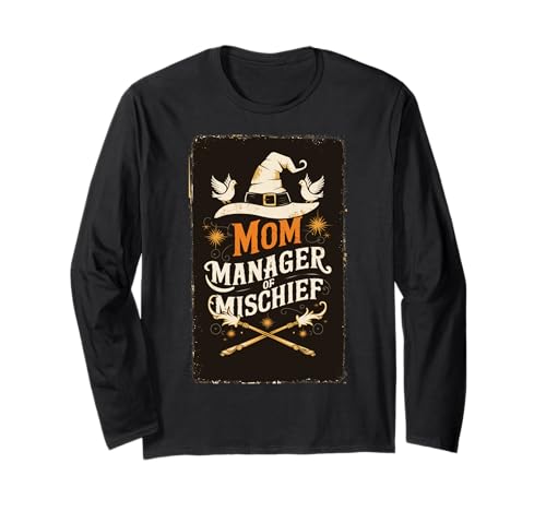 Magical Mama, Managerin von Mischief, Muttertag, Mama, lustige Mama Langarmshirt Magical Mama, Managerin von Mischief, Muttertag, Mama, lustige Mama Langarmshirt von Funny Wizard Mama Mother's Day Appreciation Gifts