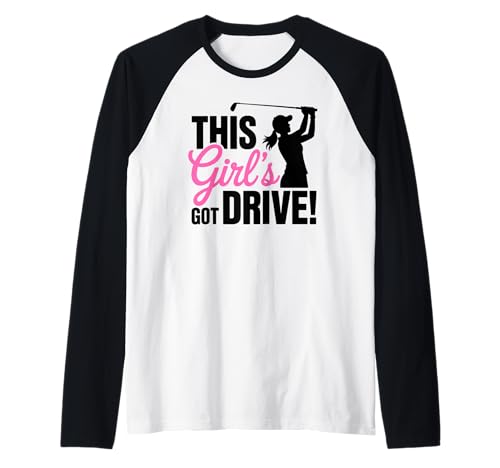 Lustiger Damen-Golf-Mädchen-Golf-Humor Raglan Lustiger Damen-Golf-Mädchen-Golf-Humor Raglan von Funny Womens Golf Female Golfers Crew