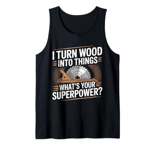 Herren Lustiger Holzarbeiter Schreiner was ist Deine Superkraft Tank Top Herren Lustiger Holzarbeiter Schreiner was ist Deine Superkraft Tank Top von Funny Woodworking Gifts for Men Carpenters