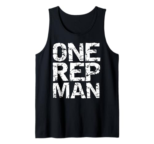 One Rep Man Funny Weight Lifting Pun for Weight Lifters Tank Top One Rep Man Funny Weight Lifting Pun for Weight Lifters Tank Top von Funny Workout Shirts Gym Clothes Graphic Designs