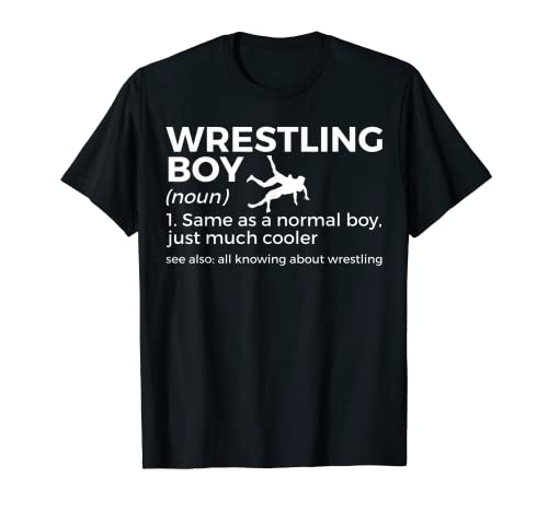 Wrestling Boy Definition Lustiger Wrestler T-Shirt Wrestling Boy Definition Lustiger Wrestler T-Shirt von Funny Wrestling Apparel