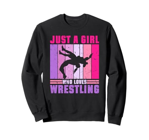 Nur EIN Mädchen, das Wrestling liebt Sweatshirt von Funny Wrestling Fans Gifts