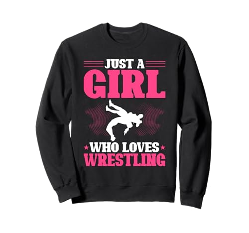 Nur EIN Mädchen, das Wrestling liebt Sweatshirt von Funny Wrestling Fans Gifts