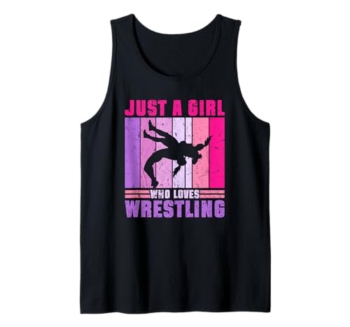 Nur EIN Mädchen, das Wrestling liebt Tank Top von Funny Wrestling Fans Gifts