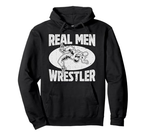 Echte Herren Wrestler Wrestling Grappling Wrestling Wrestling Pullover Hoodie von Funny Wrestling Gifts for Wrestler