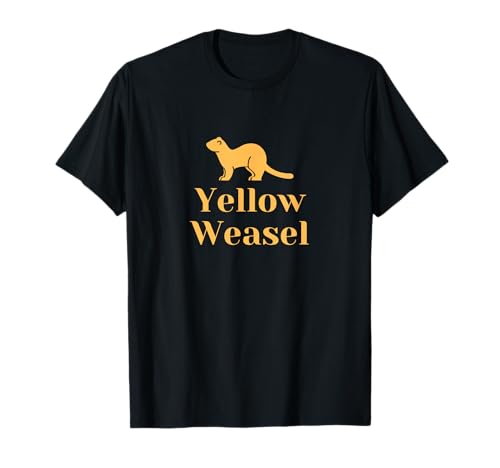 Funny Cute Yellow Weasel Gift Women Men Smile T-Shirt Funny Cute Yellow Weasel Gift Women Men Smile T-Shirt von Funny Yellow Weasel Gift