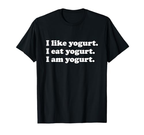 Joghurt-Liebhaber Männer Frauen Mädchen Jungen T-Shirt von Funny Yogurt Lover Apparel Co
