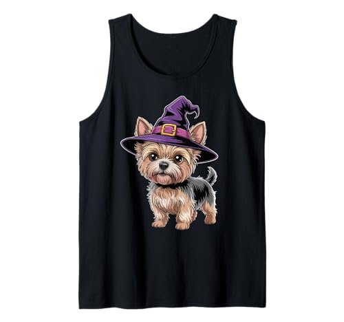 Gruseliges Yorkie Mama Halloween Party Kostüm Hexenhut Yorkie Tank Top Gruseliges Yorkie Mama Halloween Party Kostüm Hexenhut Yorkie Tank Top von Funny Yorkie Dog Lover Halloween Costume Gifts Ide