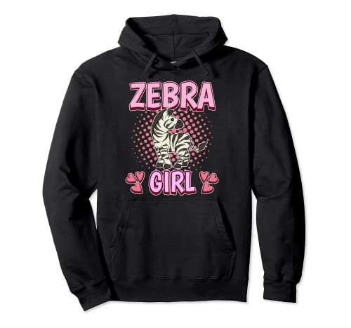Damen Zebra Girl Mädchen Zebra Pullover Hoodie Damen Zebra Girl Mädchen Zebra Pullover Hoodie von Funny Zebra Merch Women & Girls