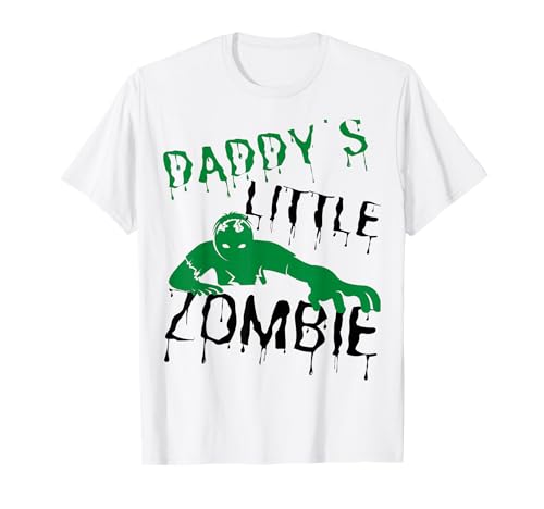 Daddy's Little Zombie Drip Zombies Jungen Mädchen Kleinkind Kostüm T-Shirt von Funny Zombie Halloween Costumes Toddler Boys Girls