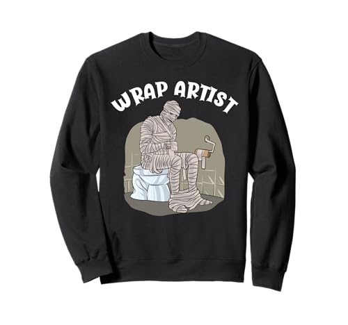 Wrap Artist Lustige Halloween-Zombie-Mama Sweatshirt Wrap Artist Lustige Halloween-Zombie-Mama Sweatshirt von Funny Zombie Mummy Outfits for Halloween