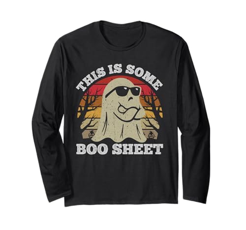 This is Some Boo Sheet Ghost Halloween-Kostüm Herren Damen Langarmshirt von Funny angry Boo Halloween Costume Ghost For Women